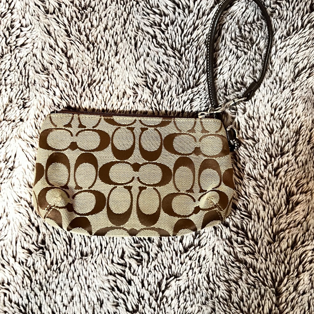 Coach Canvas Wristlet - Picture 7 of 11